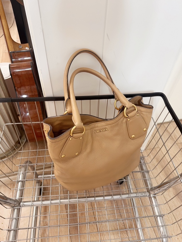 95新 Prada/普拉达 托特单肩包 钱钱中古
