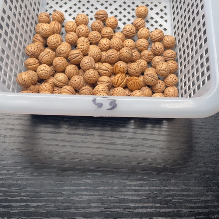 提***山核桃手串/手链小桃核散籽批发288