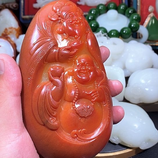 和田玉挂件未镶嵌阳**行