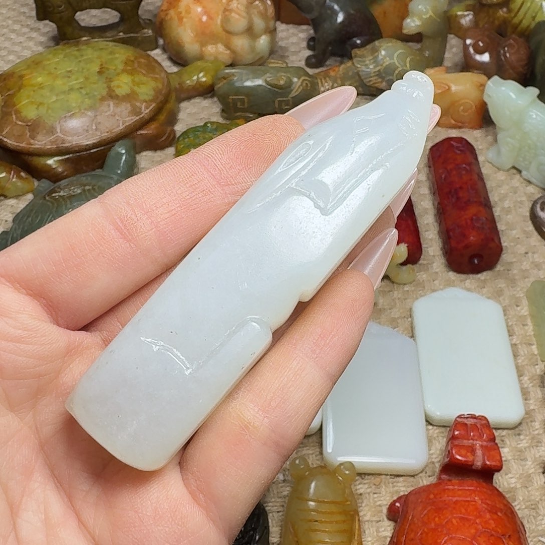 白玉菩提吊坠挂件