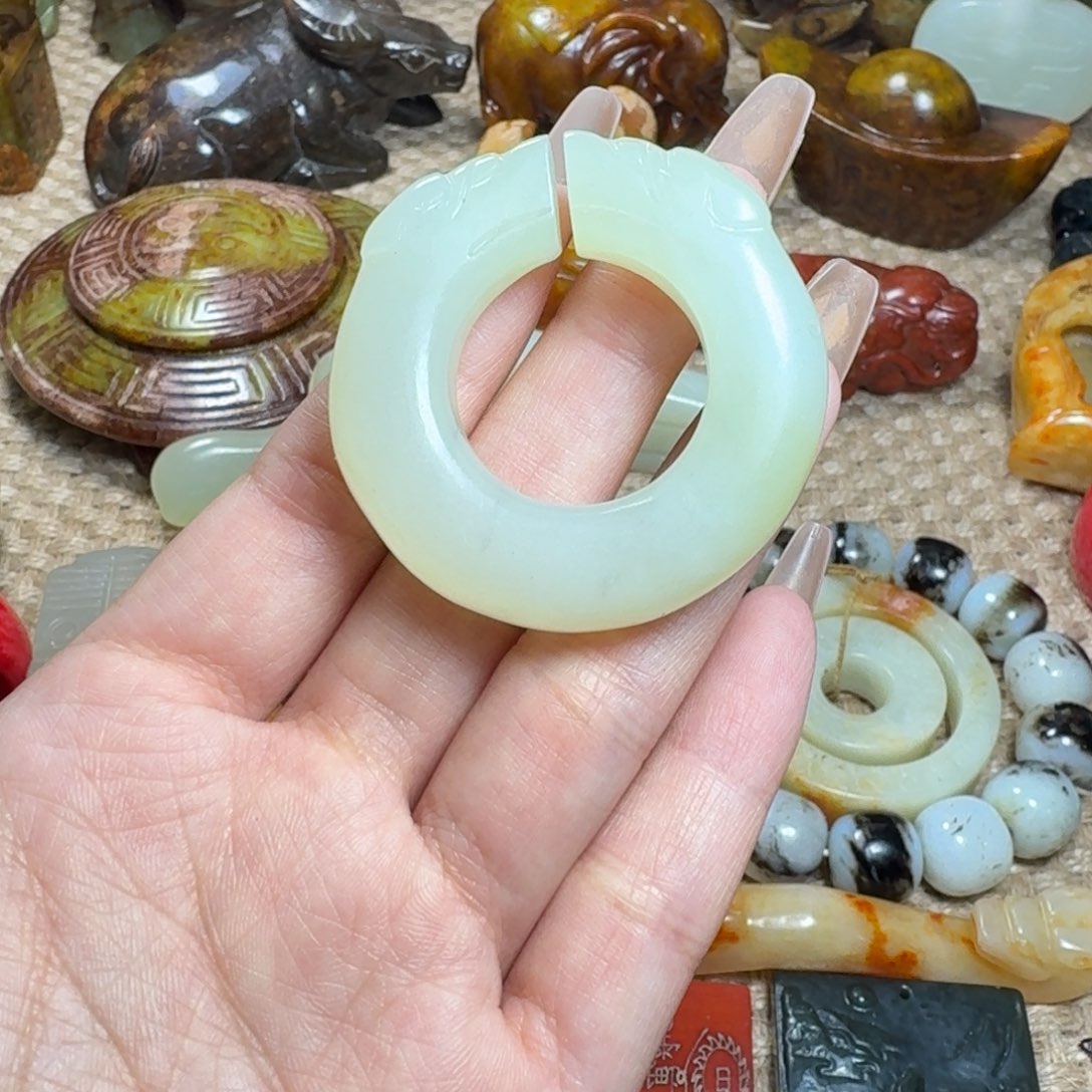 白玉菩提吊坠挂件