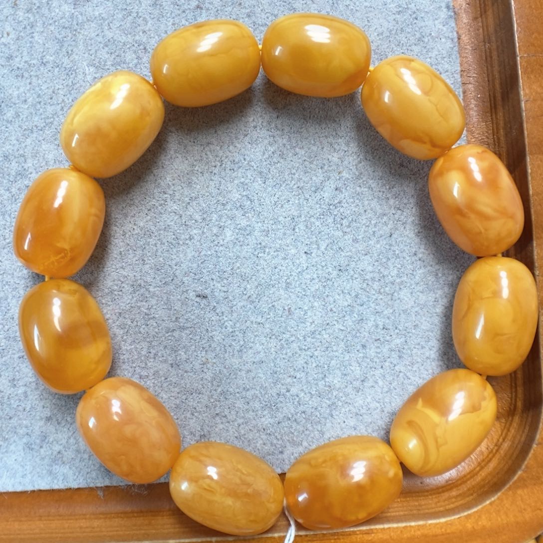 蜜蜡手串未镶嵌蜜蜡手串