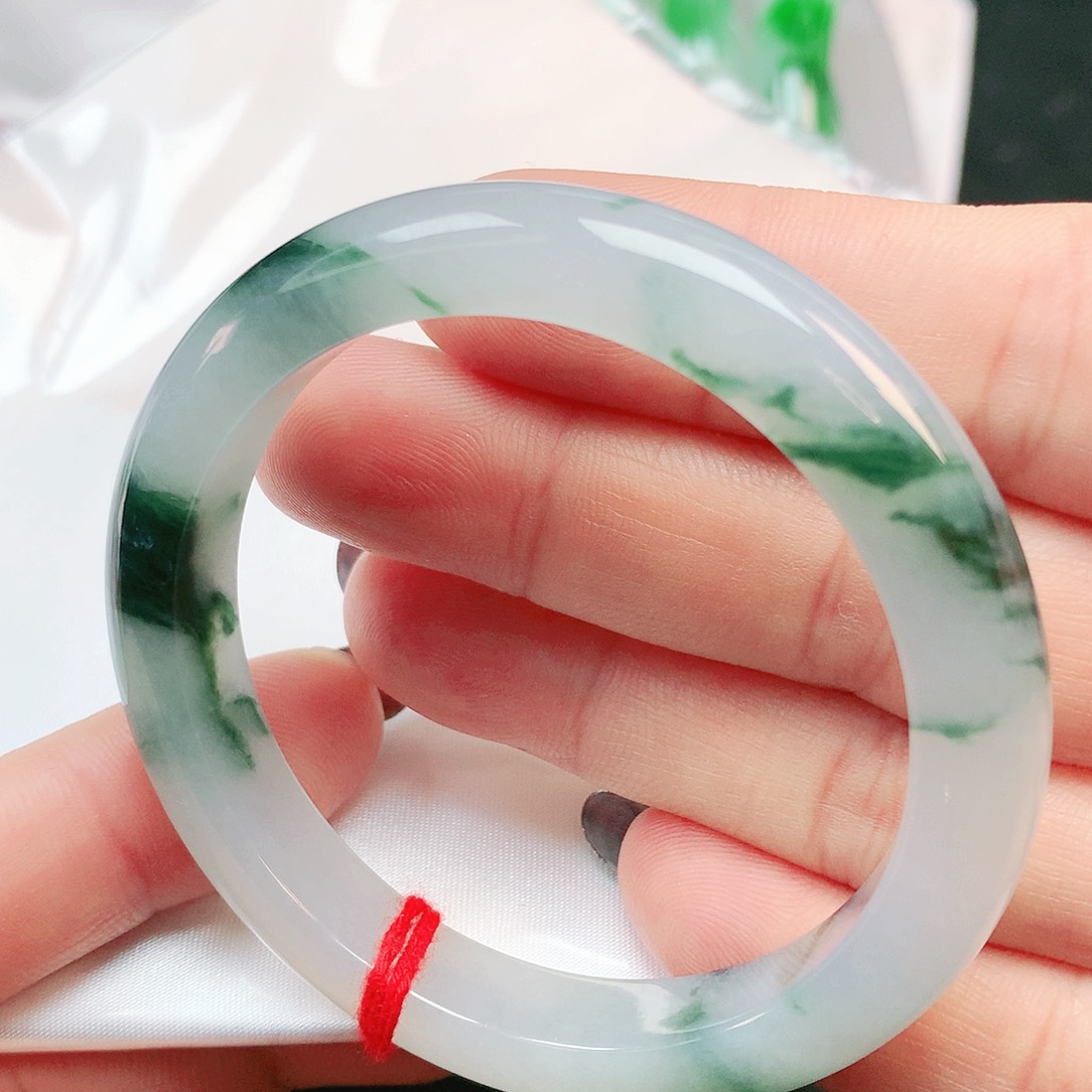 未镶嵌手镯翡翠正圈1247