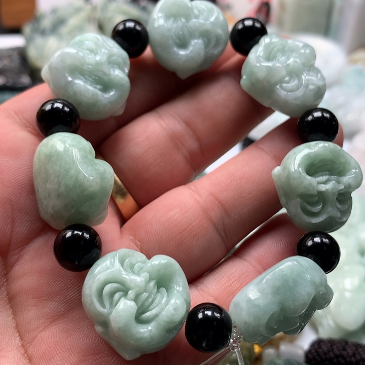 翡翠未镶嵌颈饰保真天然a货翡翠