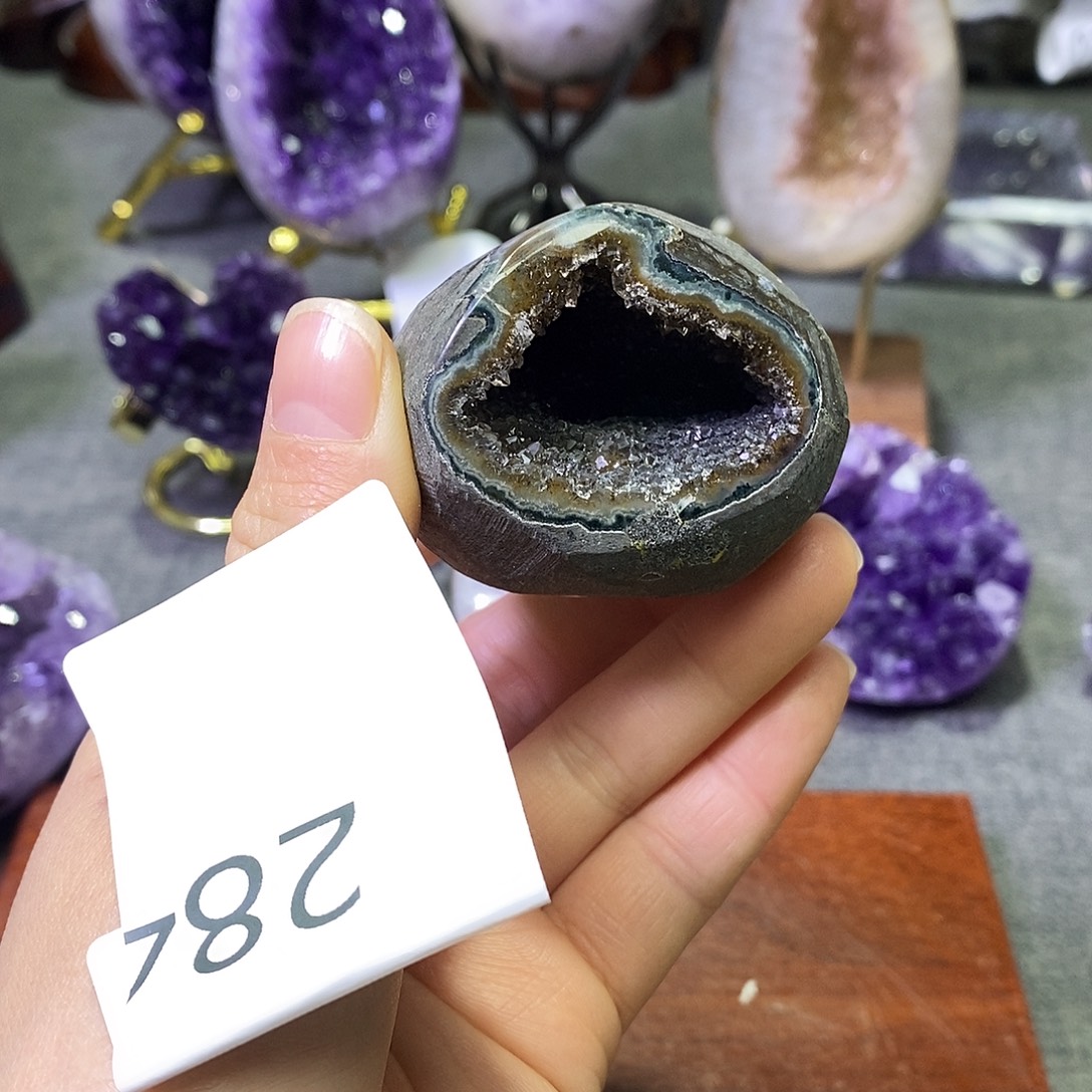 紫晶珠宝半成品未镶嵌