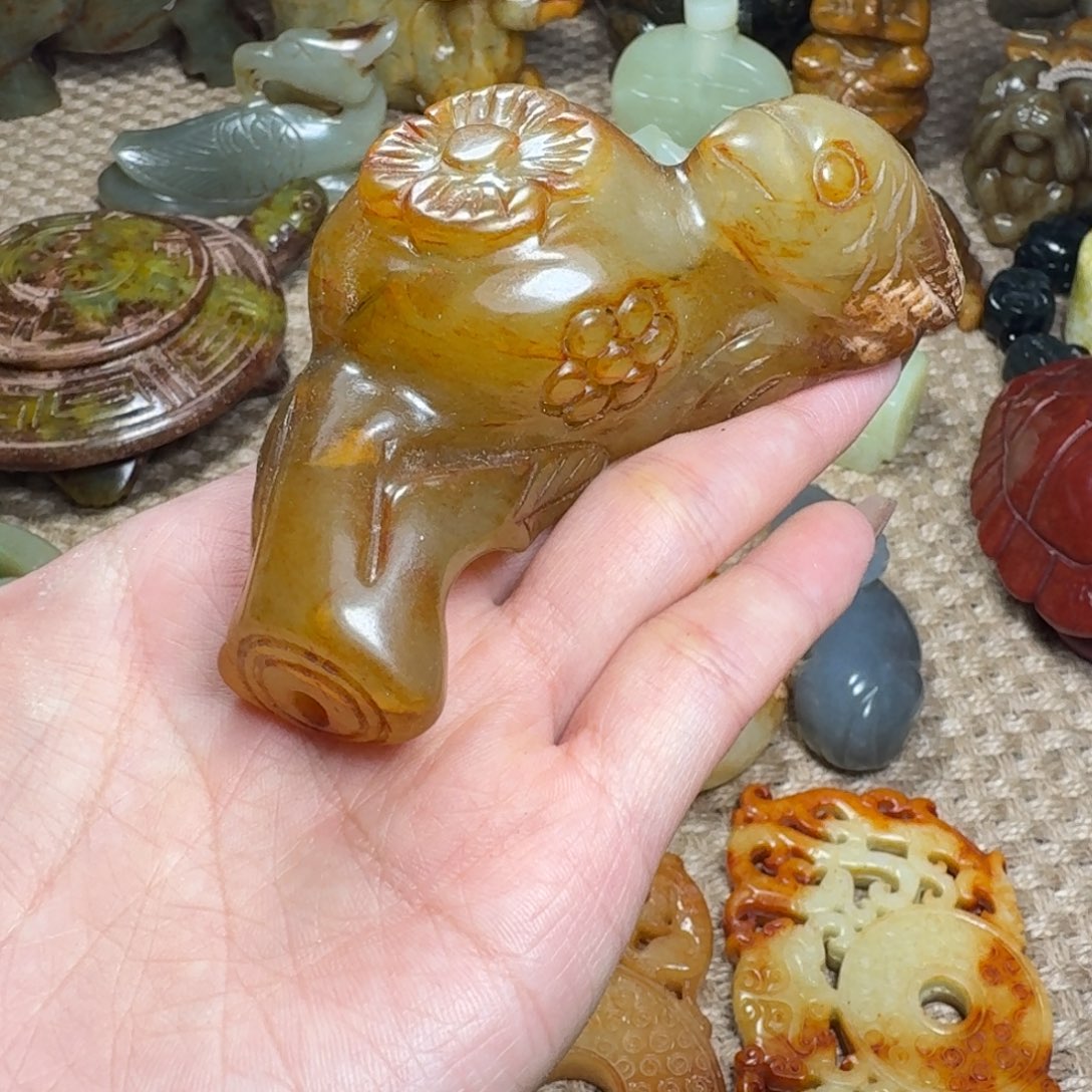 白玉菩提吊坠挂件