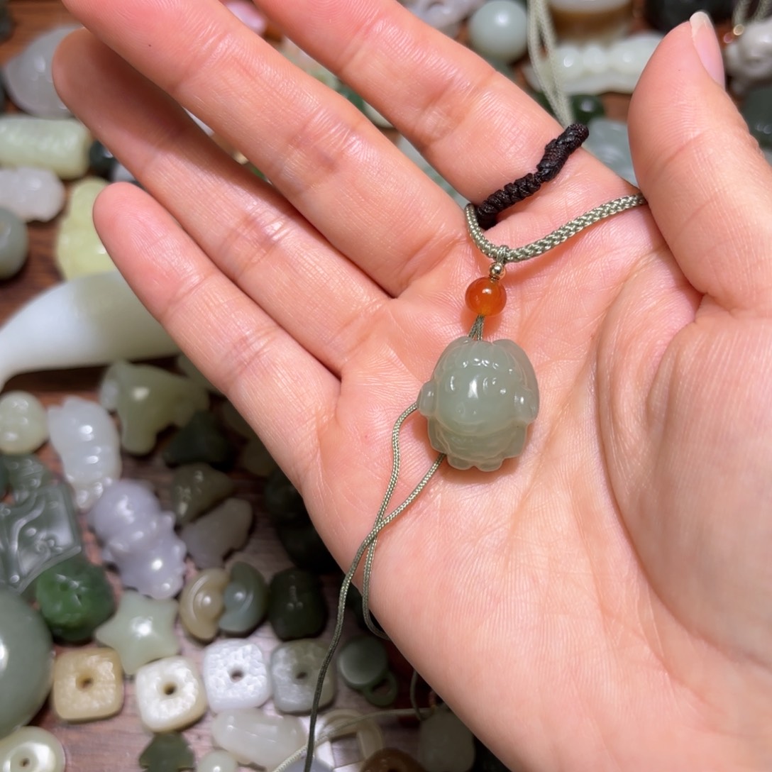 和田玉珠宝半成品未镶嵌