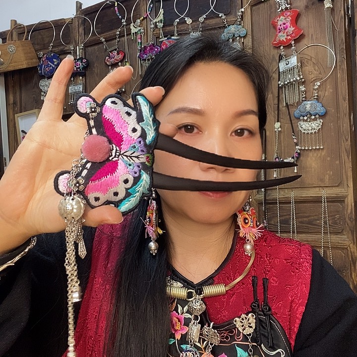 扇子发簪是真的好看呀