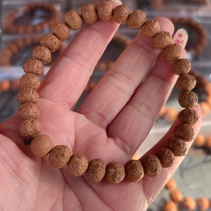 文玩核桃手串野生枣核
