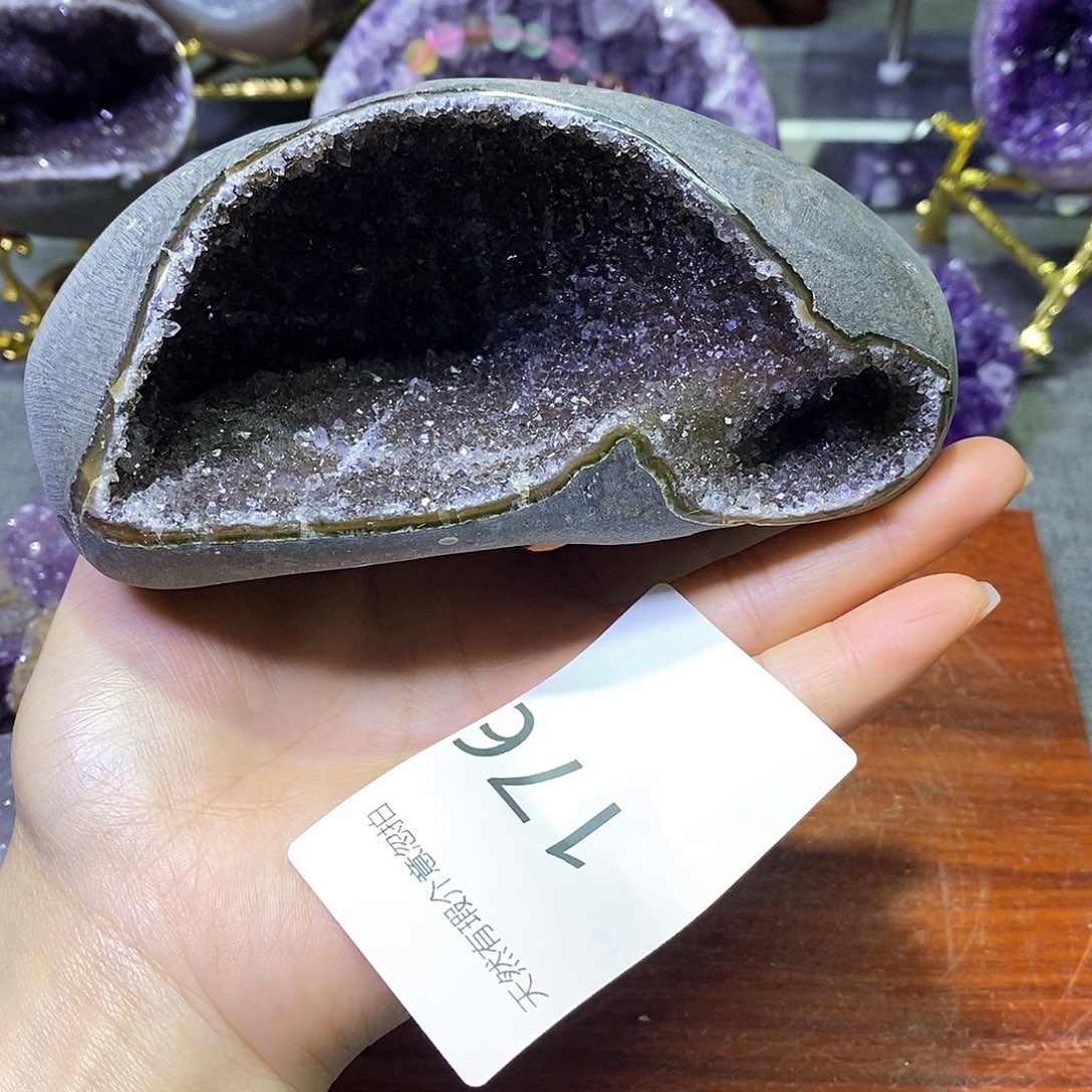 珠宝半成品紫晶未镶嵌