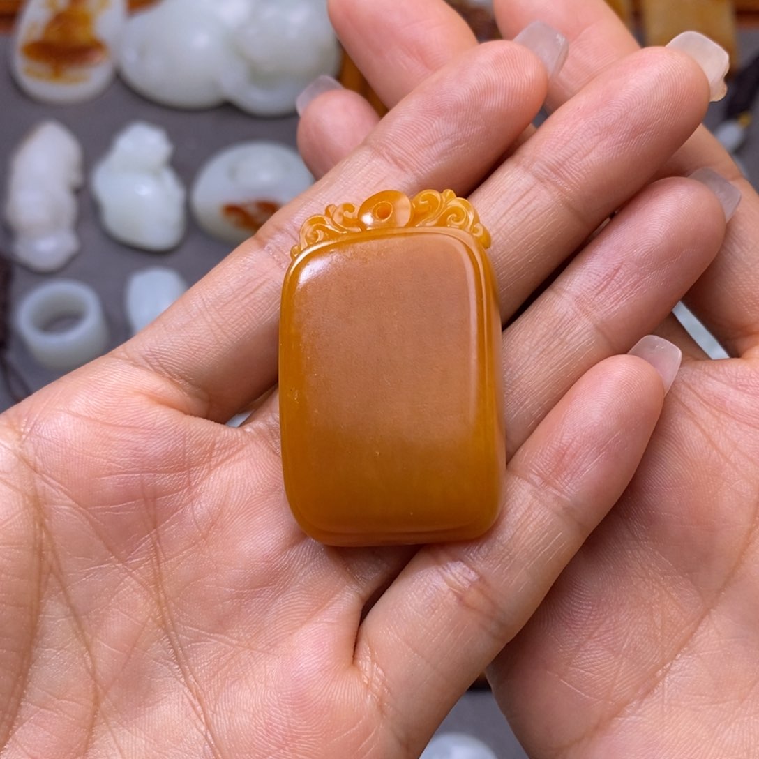 和田玉手链未镶嵌江*