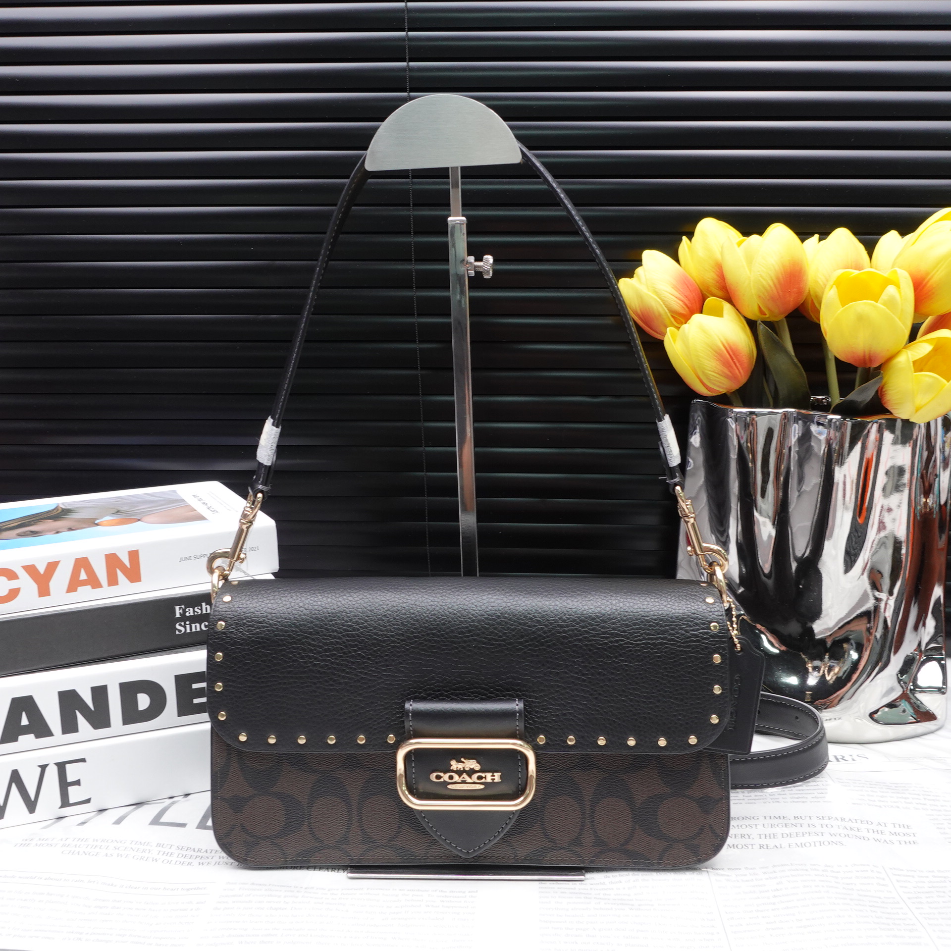 95新 COACH/蔻驰 单肩包/T10242784