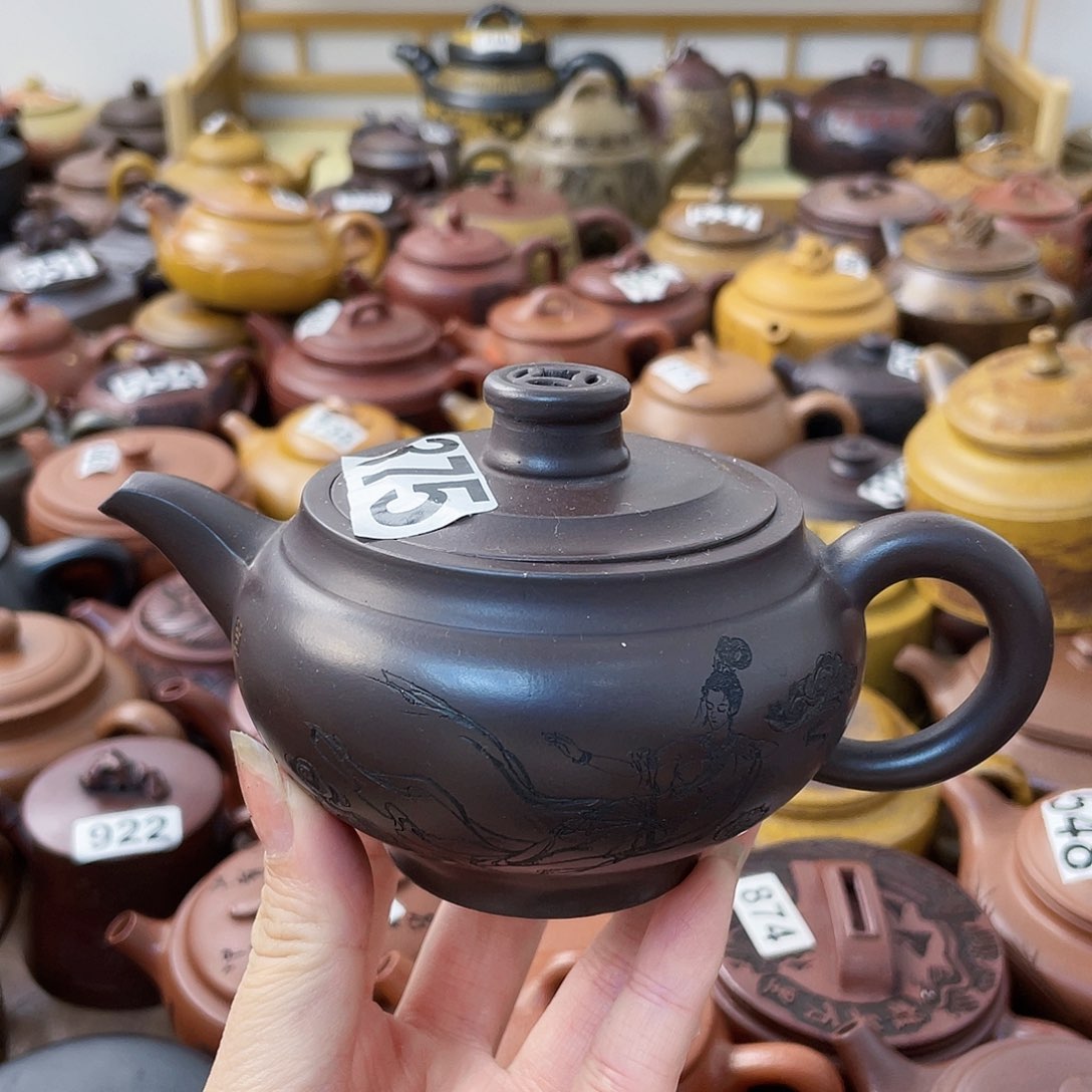 茶壶紫砂紫砂微瑕