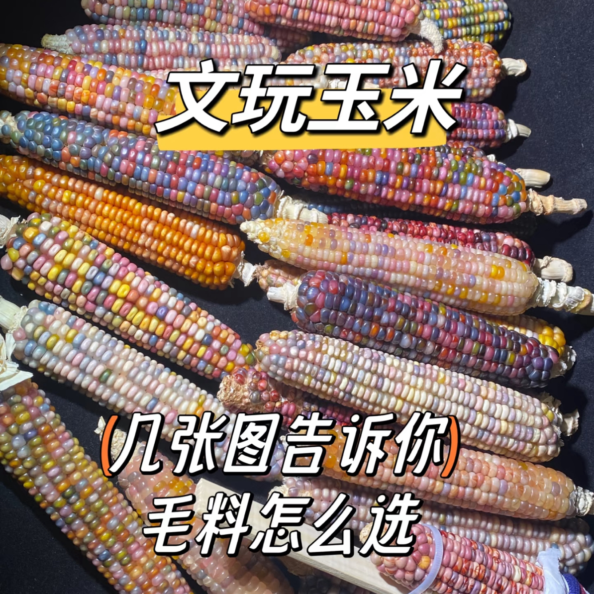 彩虹文玩玉米毛料哦请勿私自下单
