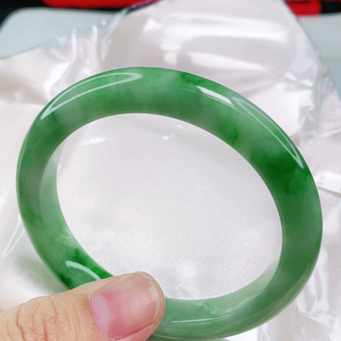 未镶嵌手镯翡翠54.5圈口力推货头