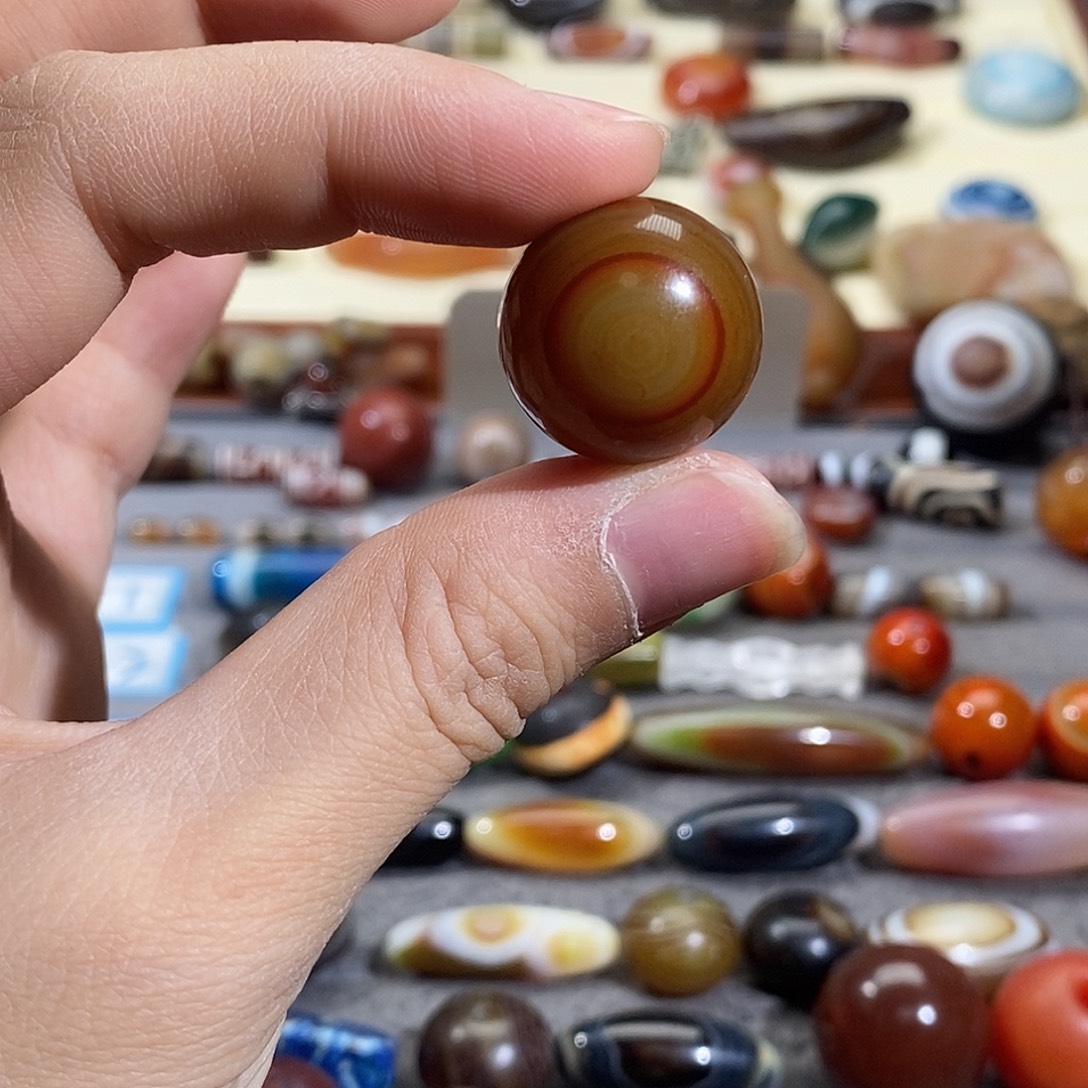 左***叶玛瑙/玉髓合金颈饰