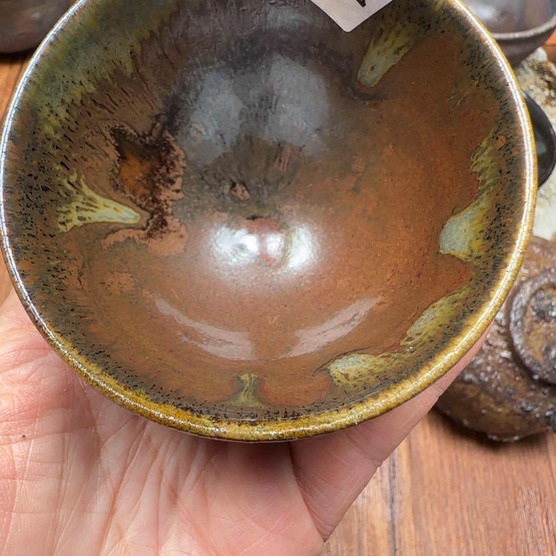 柴烧建盏茶盏茶杯784