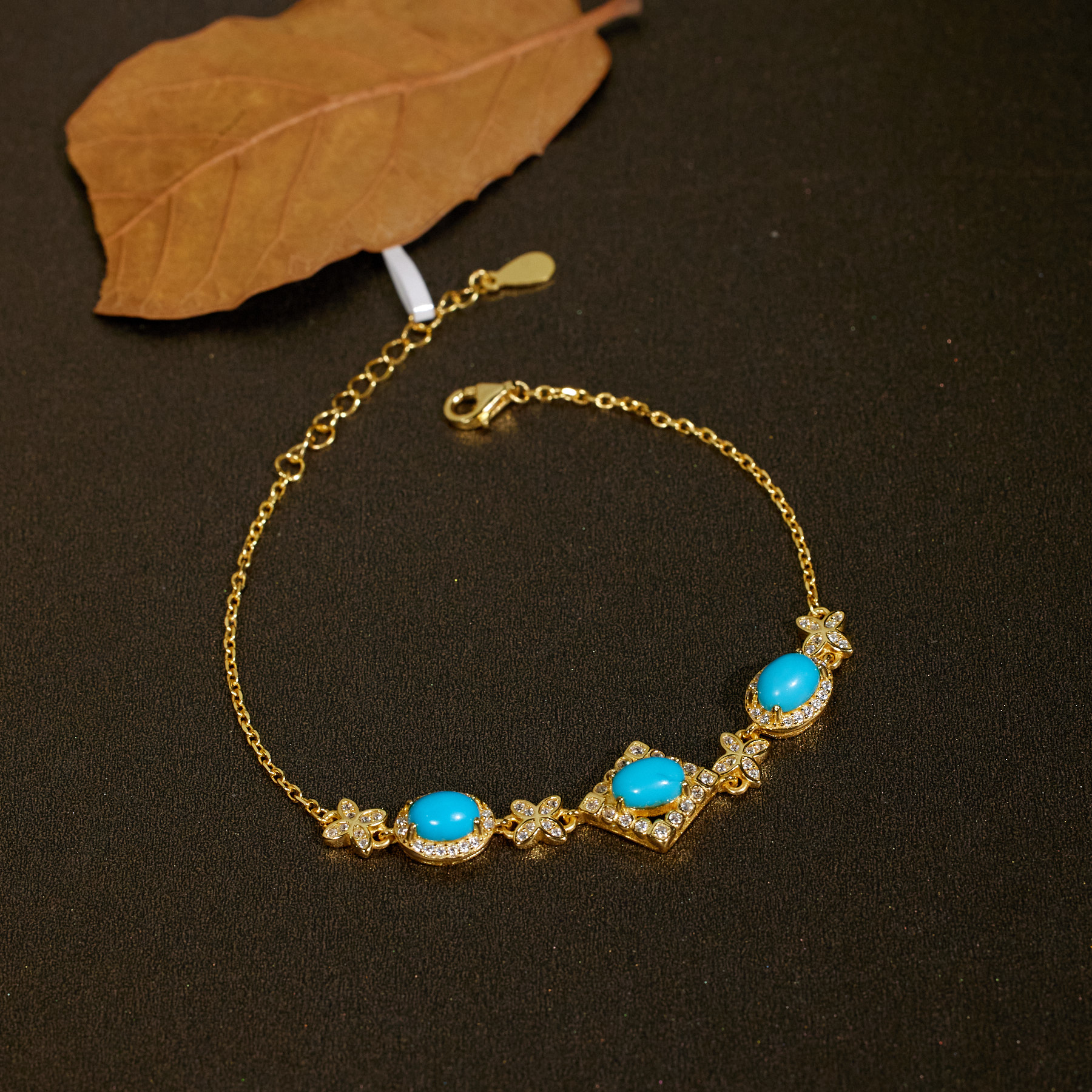 玉峰珠宝丨安娜【洁云】美松手链*S925镶嵌*N6864多样性发其一