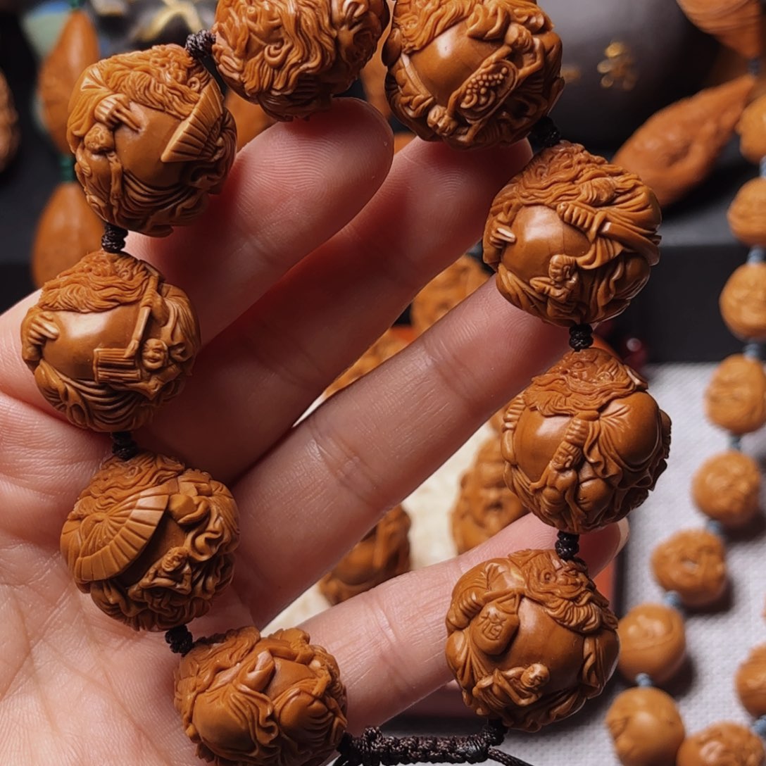 橄榄核手串/手链五鬼钟馗