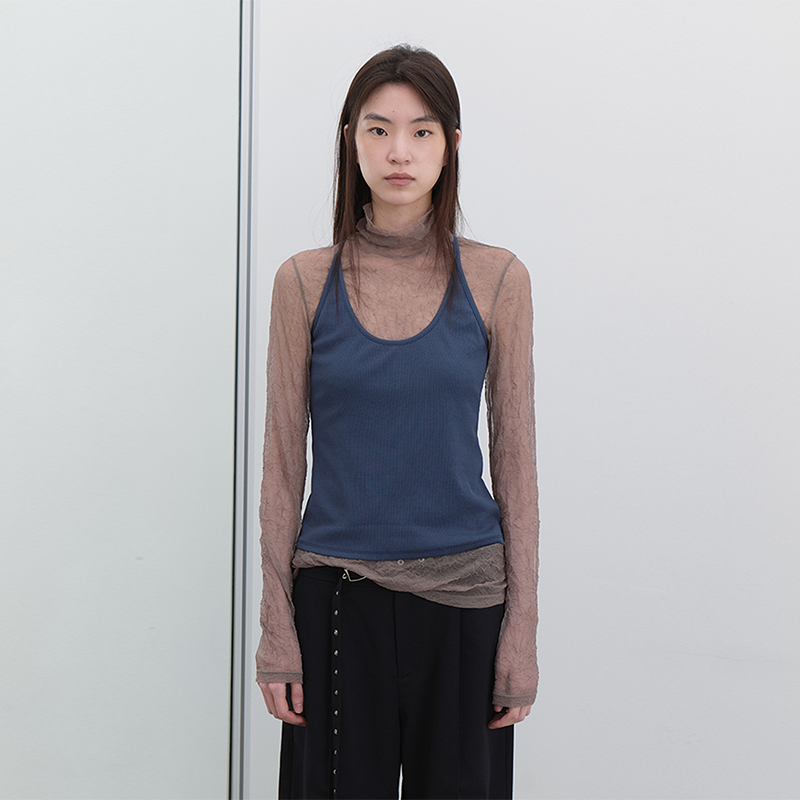 【SAGE STUDIO 设计师品牌】SND AW25 小U领百搭叠穿工字吊带背心