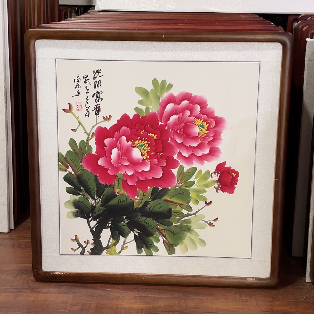 国画带框尺寸63*63厘米
