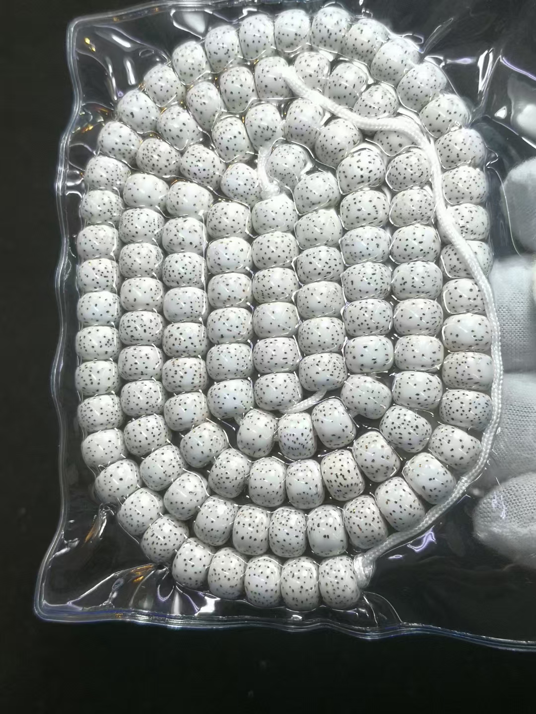 7-9高品质海南料星月菩提高密顺白月朗星稀脖挂