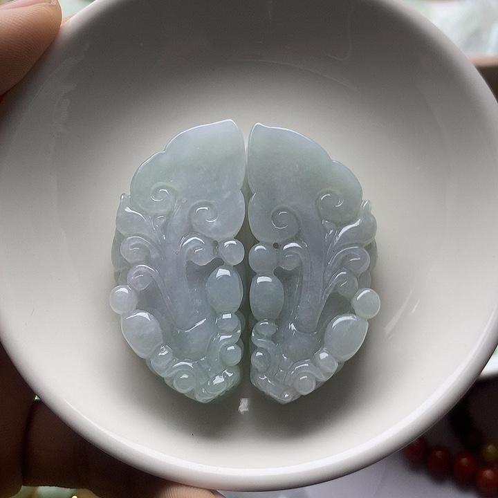 翡翠散珠天然缅甸翡翠貔貅吊坠