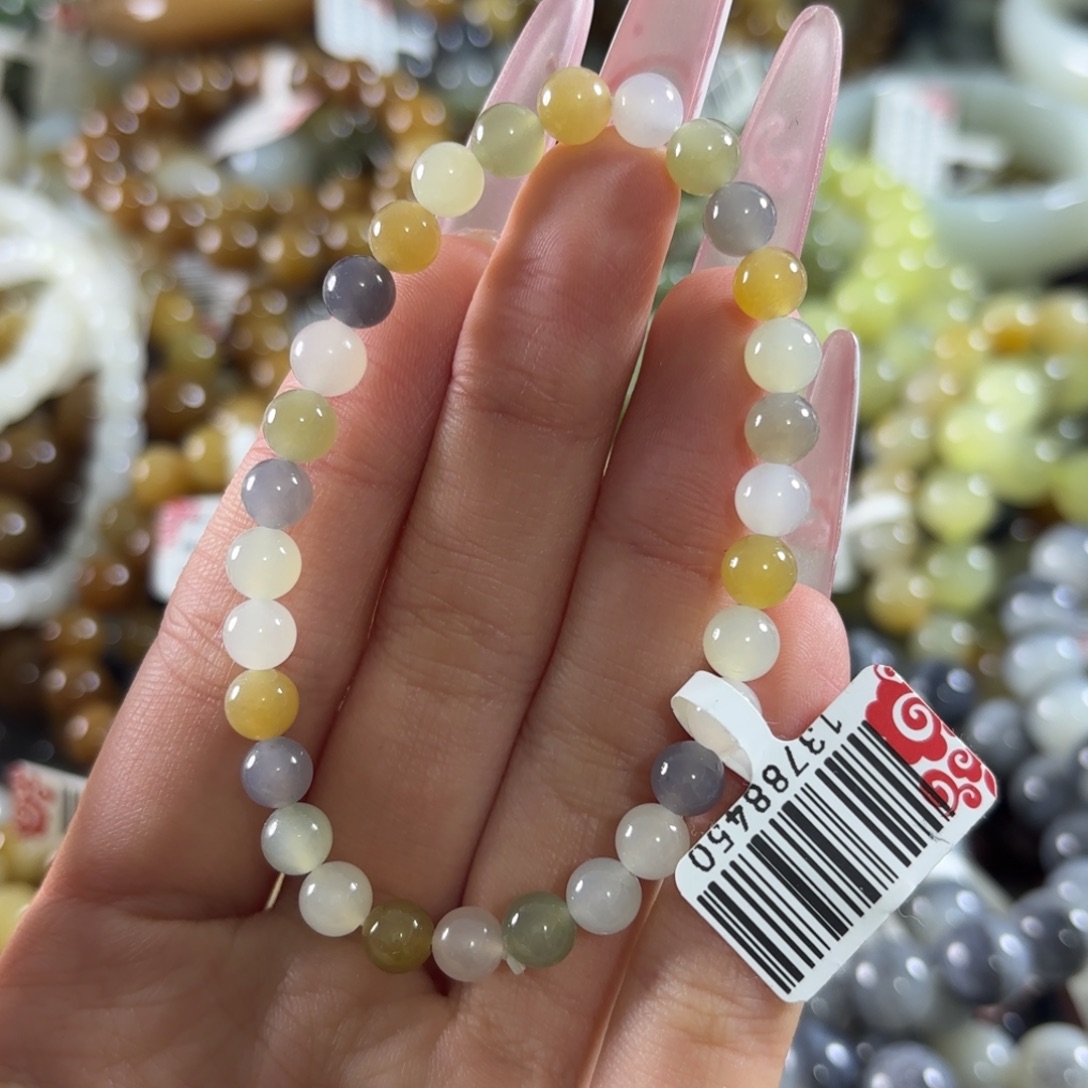 和田玉未镶嵌手链288