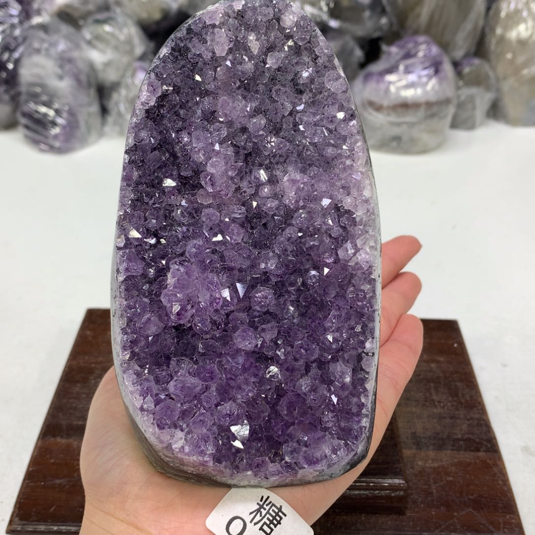 紫晶摆件未镶嵌水晶
