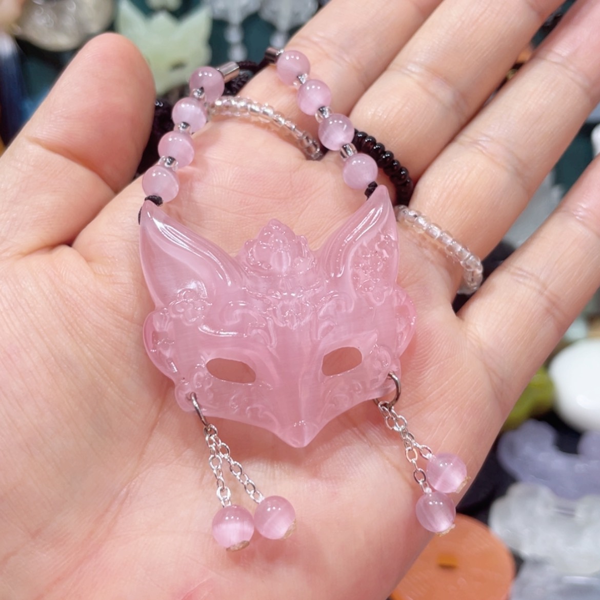 【闪购商品】未镶嵌岫玉颈饰4项链