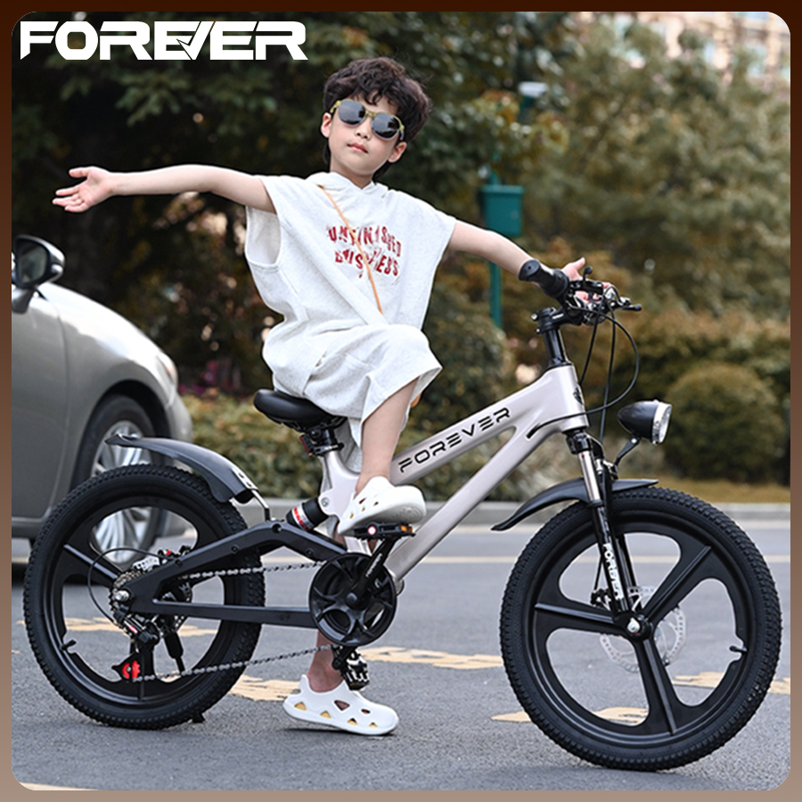 FOREVER/永久儿童自行车镁合金山地车避震18寸20寸22寸变速学生车