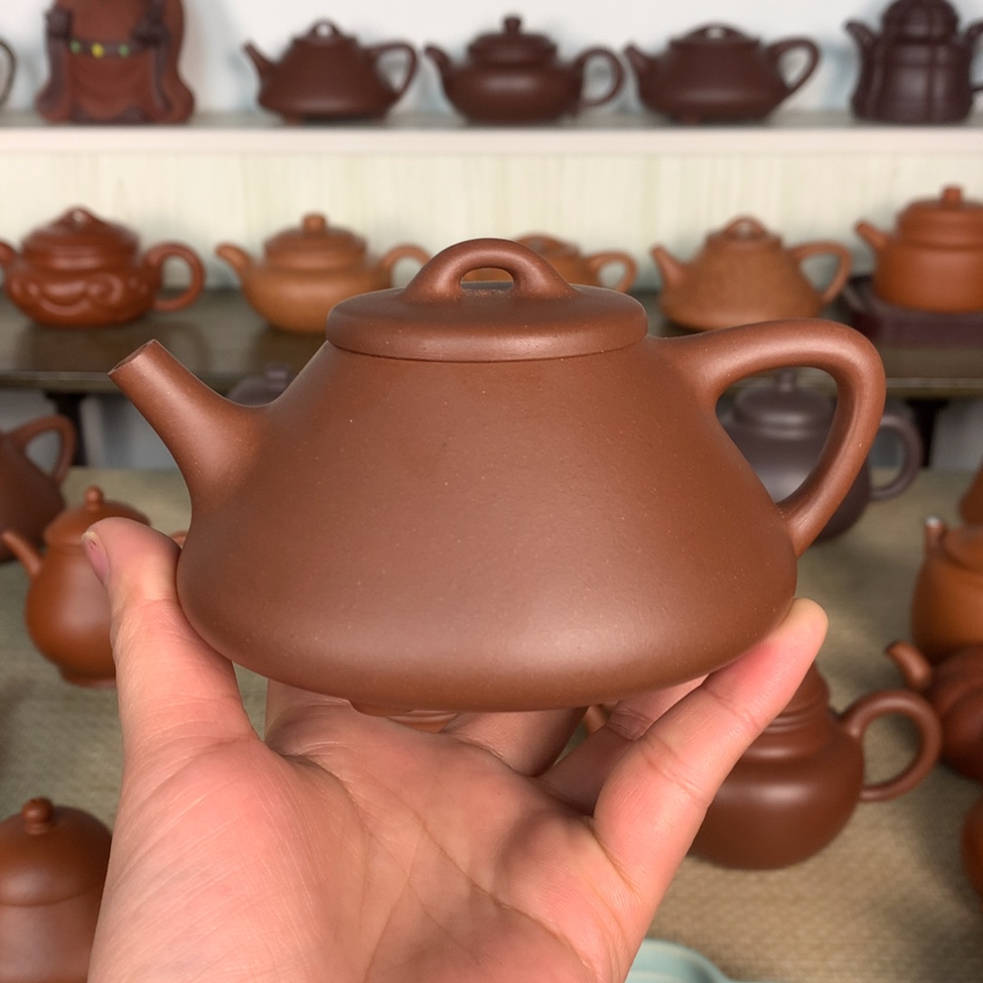 紫砂茶壶台西紫泥容量220