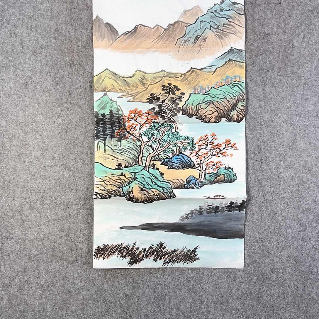 国画394 山水之间都会发生着微妙