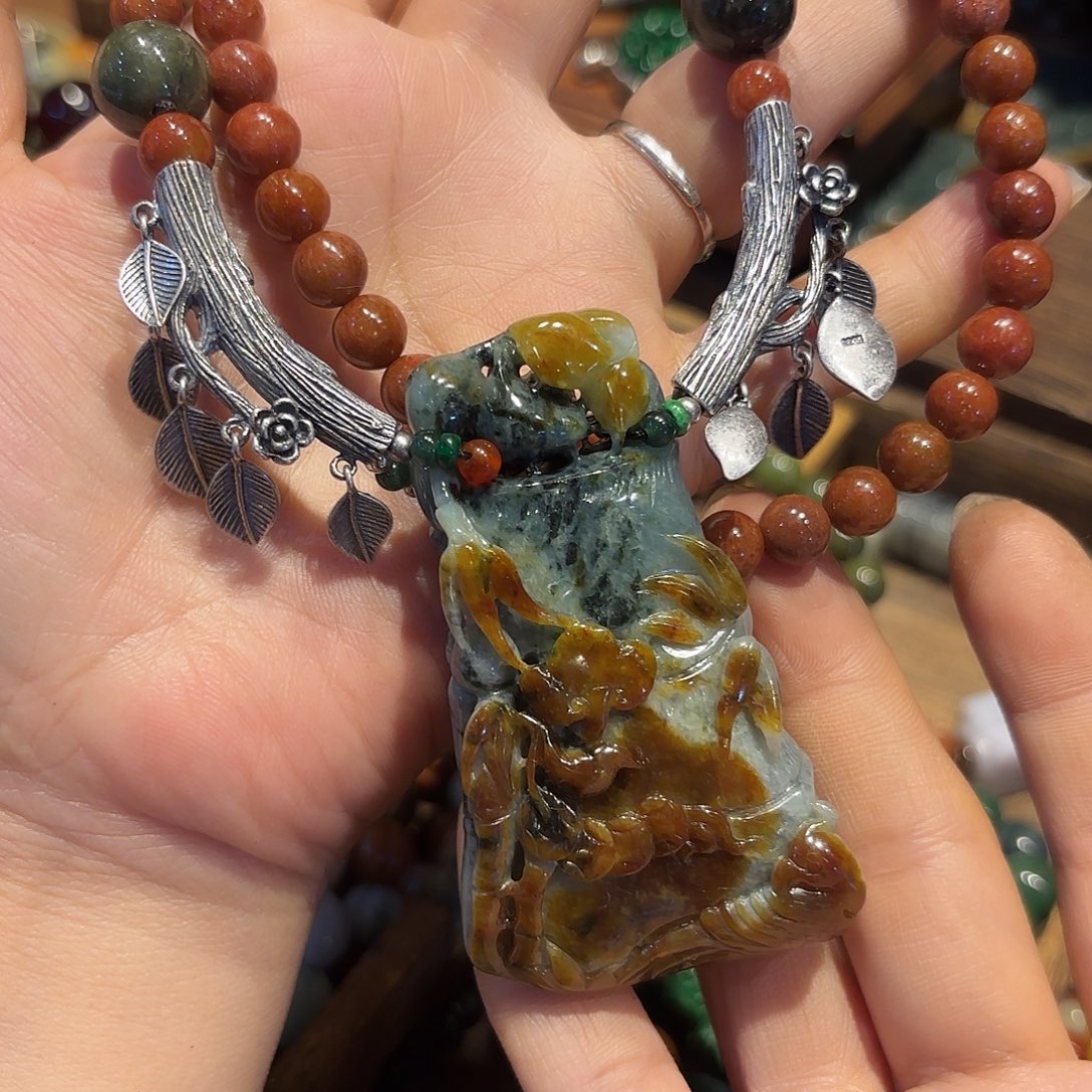 翡翠手链未镶嵌原创