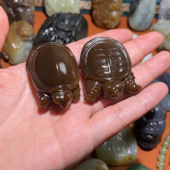 和田玉把件未镶嵌超****8