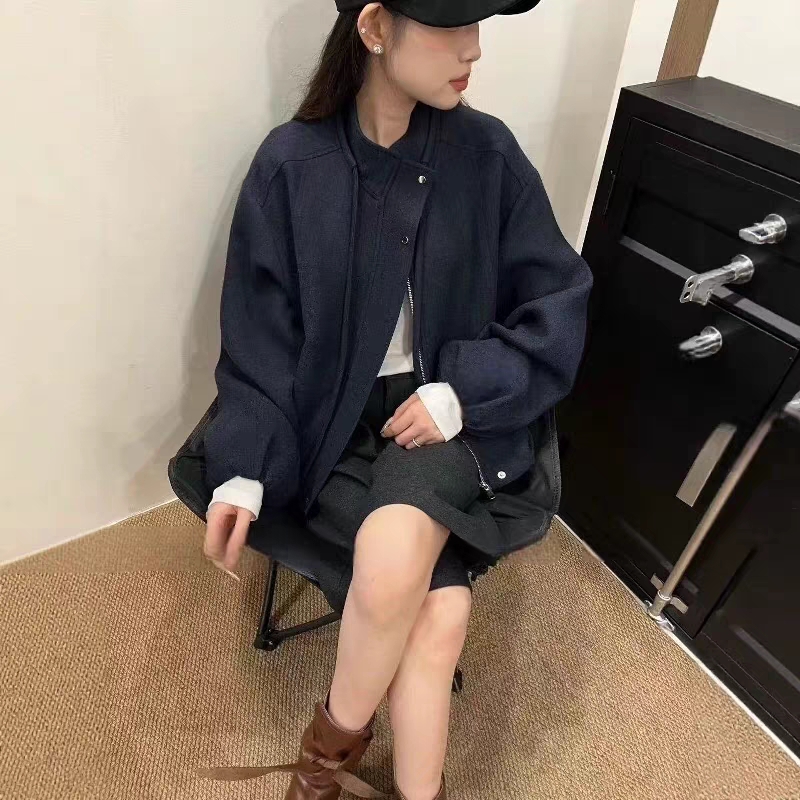 8517设计感立领宽松短外套（衣长55）