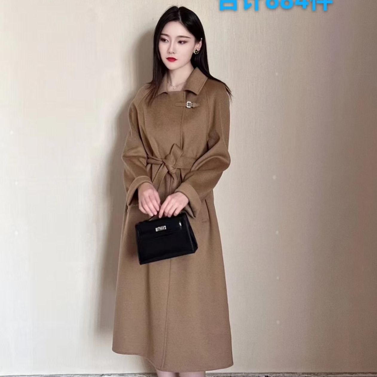 TY5412502回味依衣新款双面羊毛大衣气质优雅高端女装