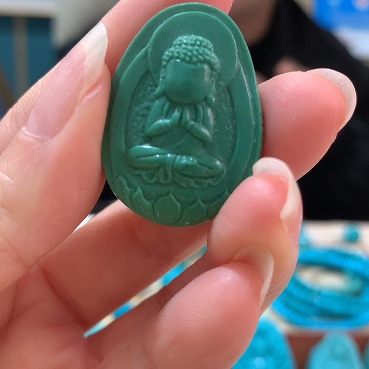 绿松石珠宝奇石未镶嵌