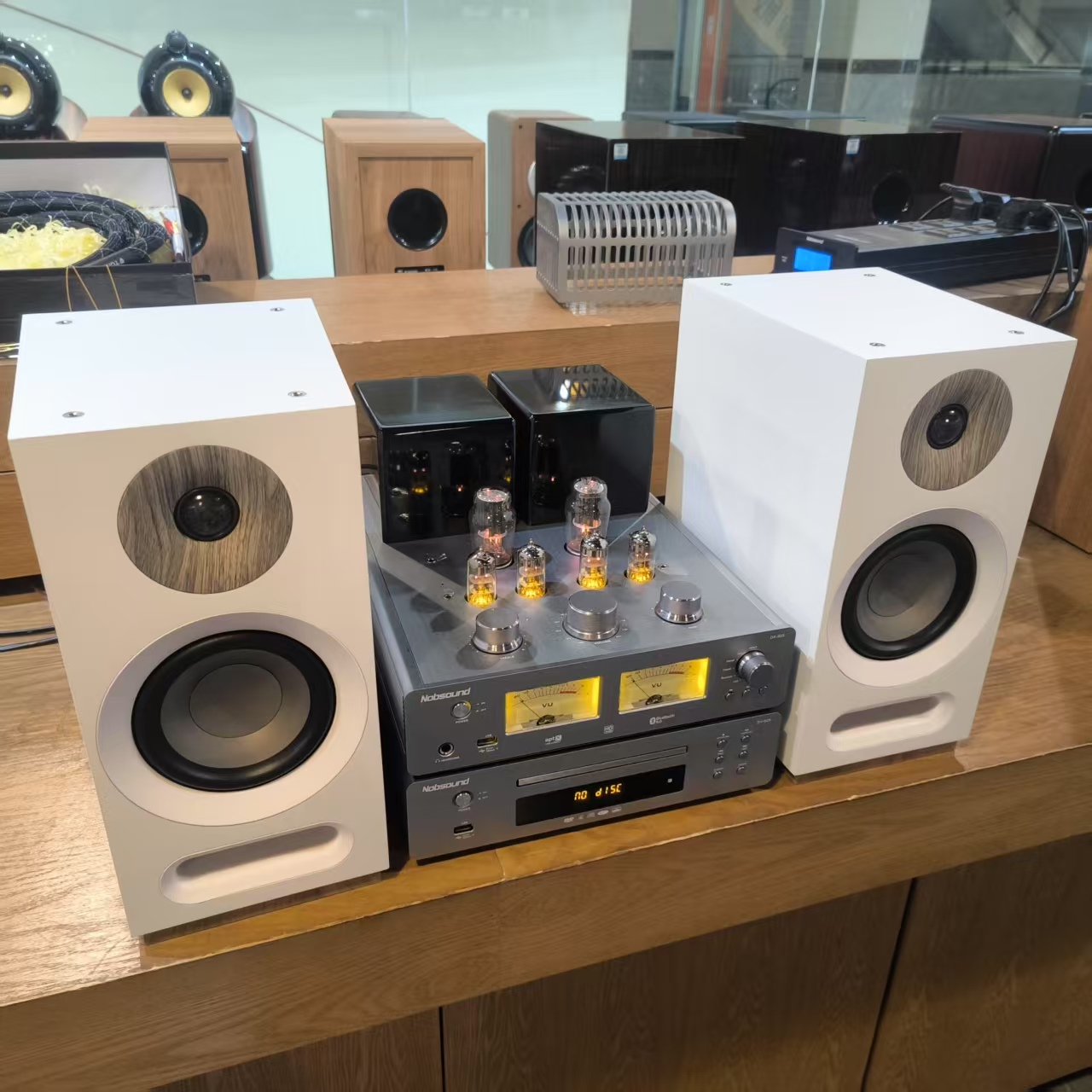 诺普声925蓝牙高保真S803木质发烧音箱组合蓝牙音响无线低音炮
