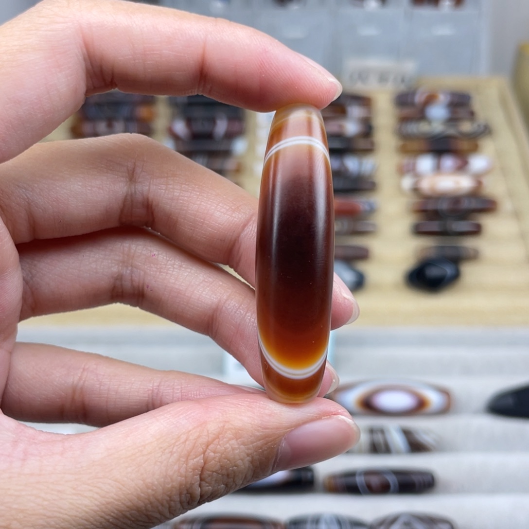 大***明玛瑙/玉髓合金颈饰