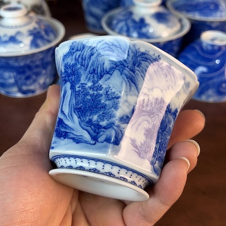 用***7瓷片景德镇全手工手绘陶瓷
