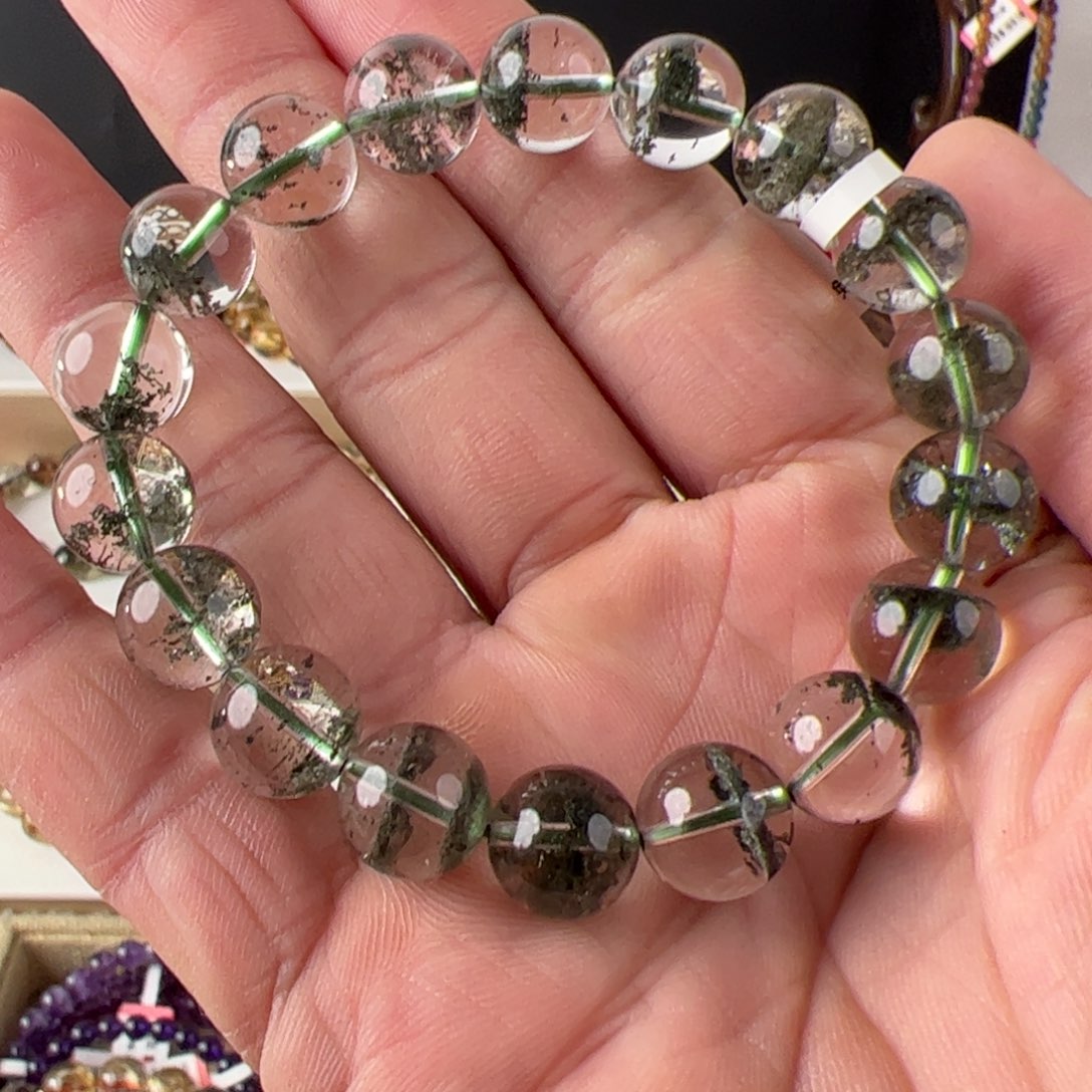 水晶手链未镶嵌绿幽灵手链11.7