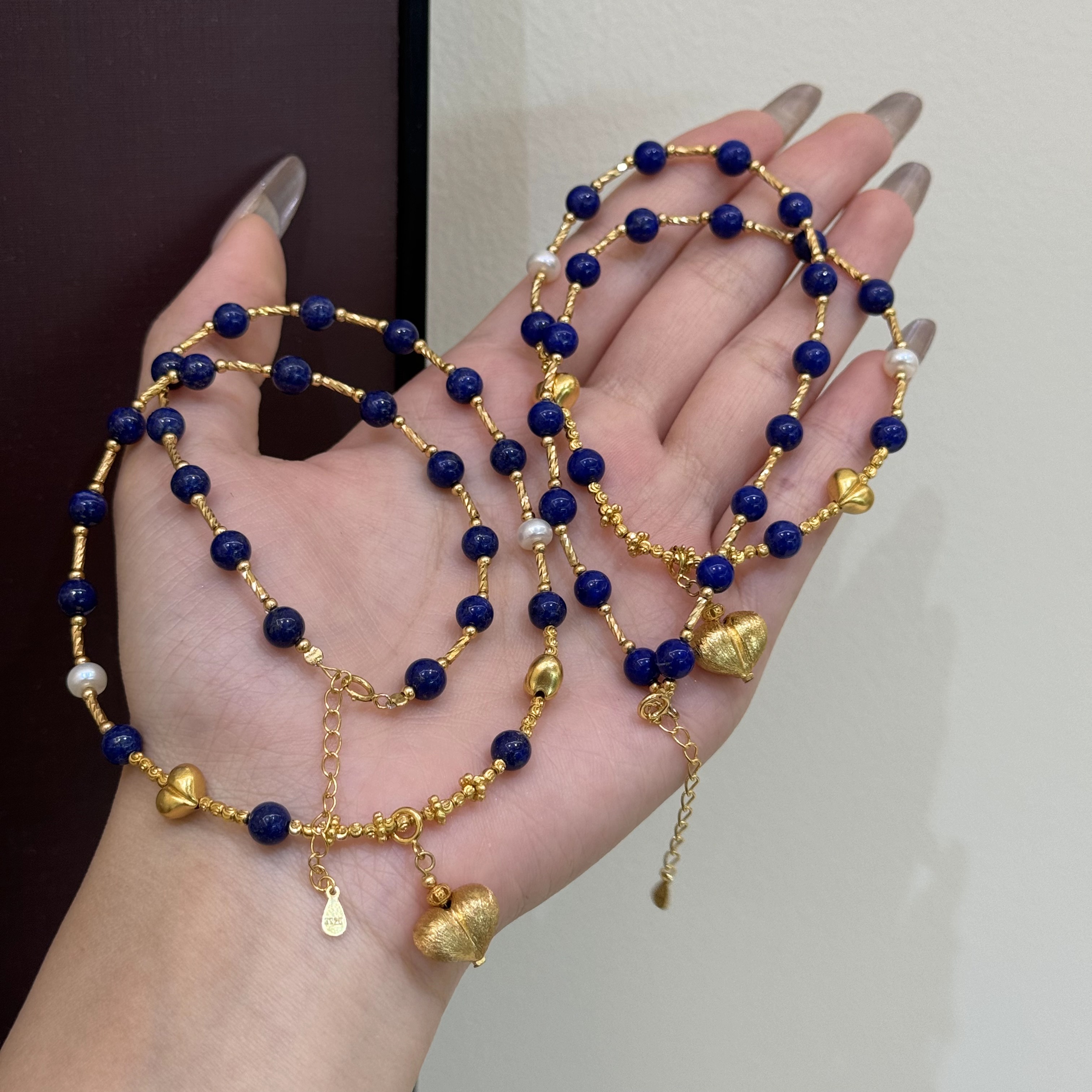 星俊 | 青金石DIY项链尺寸约5mm+【多样性发一件 】27-2JL02X43