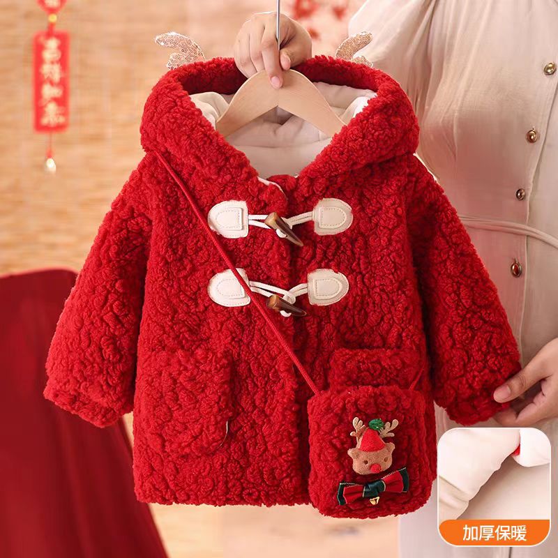 759圣诞小鹿毛毛衣（以直播衣服为准）婴幼儿衣服