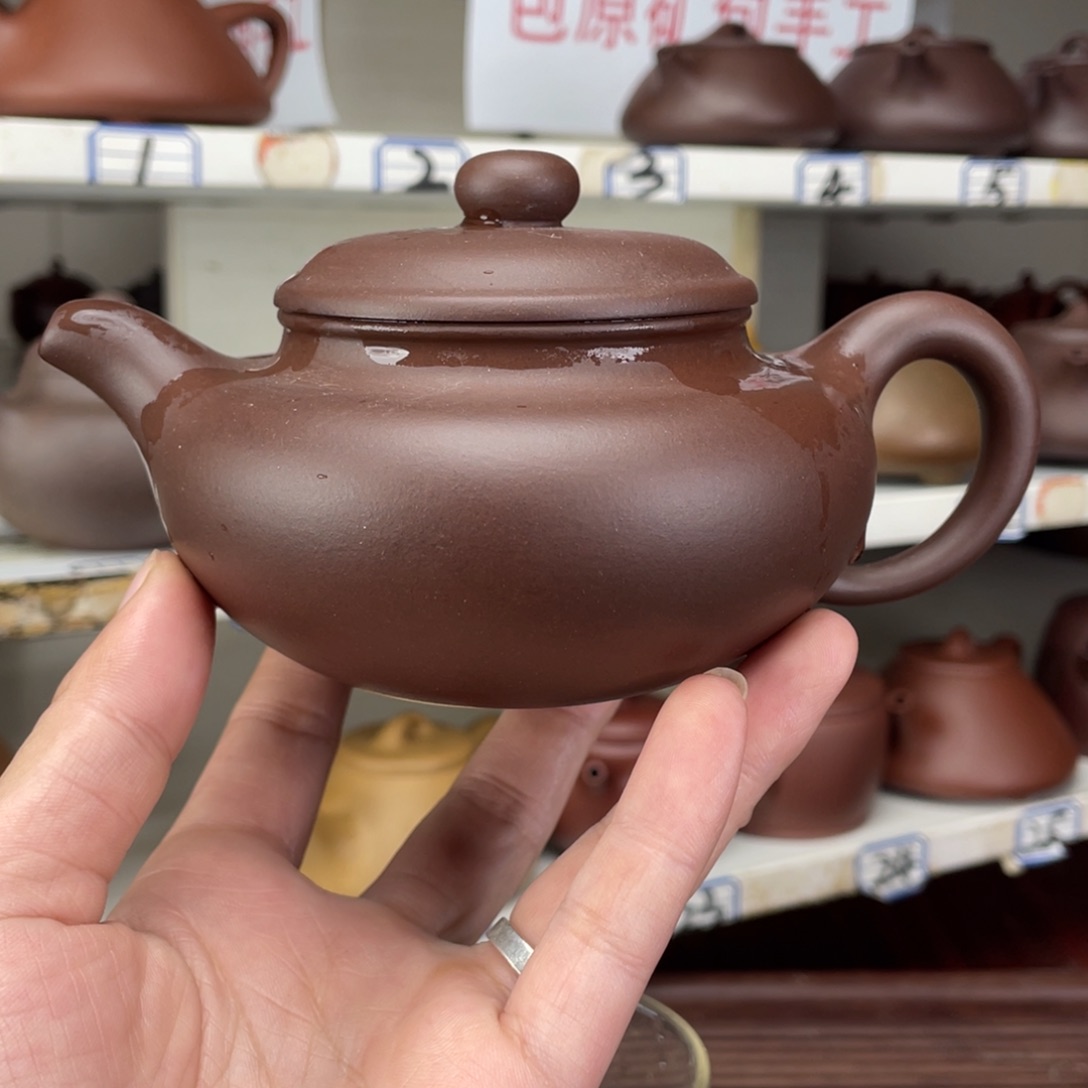 茶壶紫砂紫泥半手330毫升