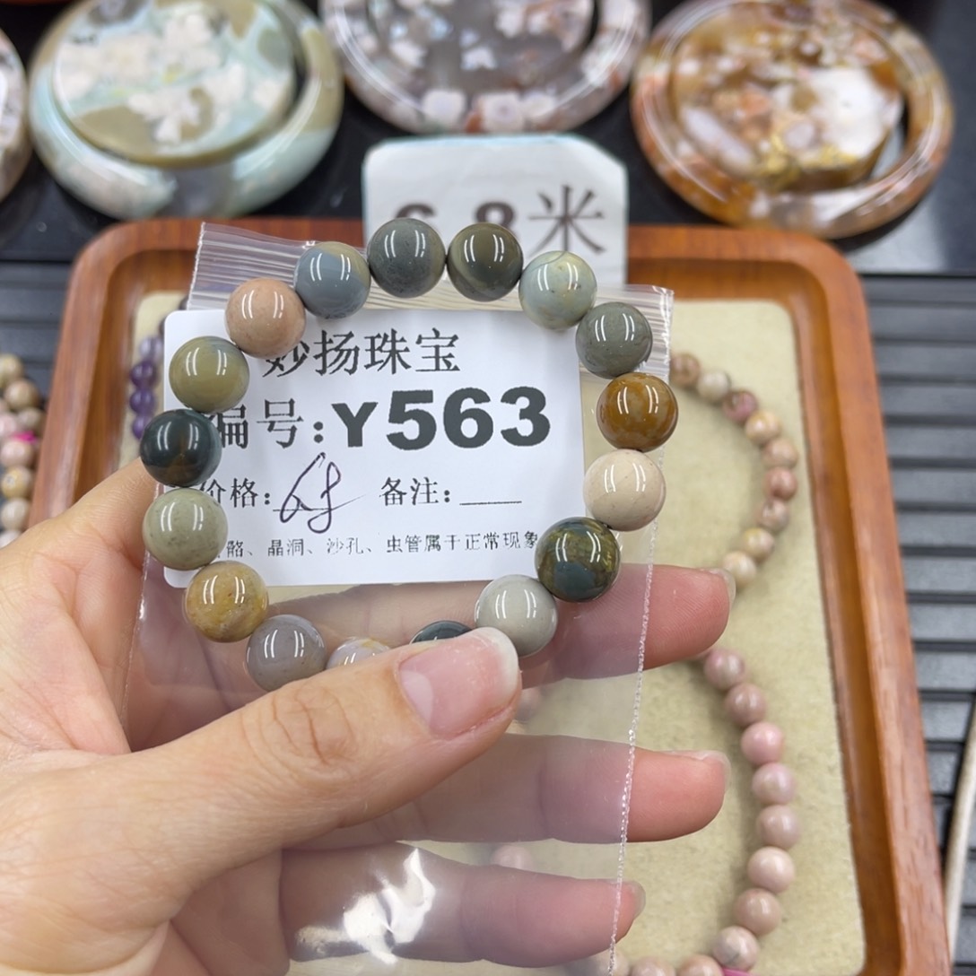 硅化珊瑚（珊瑚玉）默认微瑕未镶嵌雾*乐