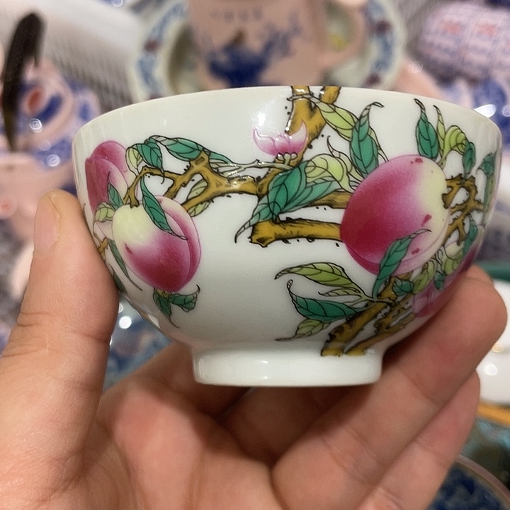 陶摆件景德镇陶瓷主人杯2344