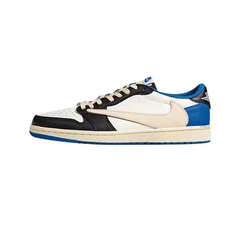 未拆封 NIKE/耐克  经典男女鞋 AJ1 联名闪电倒钩低帮藤原浩时尚