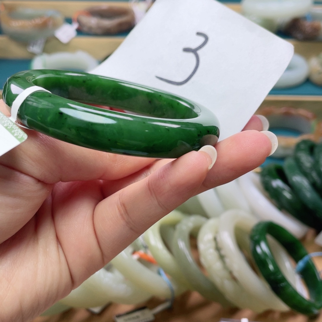 未镶嵌手镯和田玉圈口57