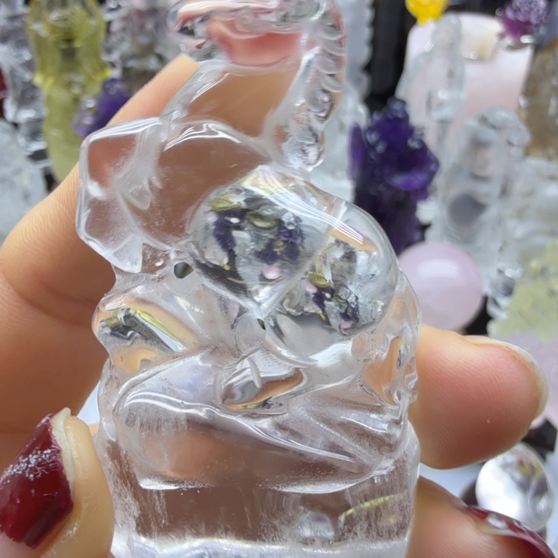 珠宝半成品水晶未镶嵌